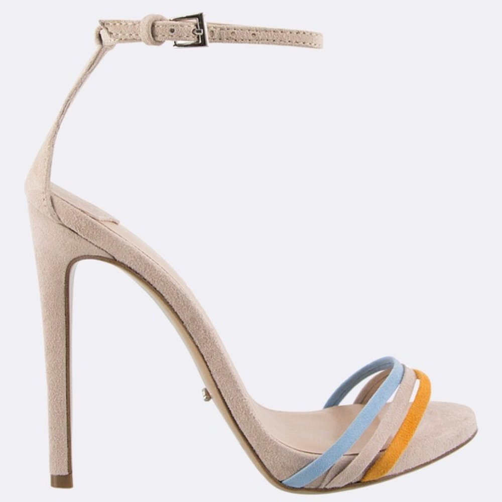 Tony Bianco Aroma Strappy Sandal In Ochre Suede